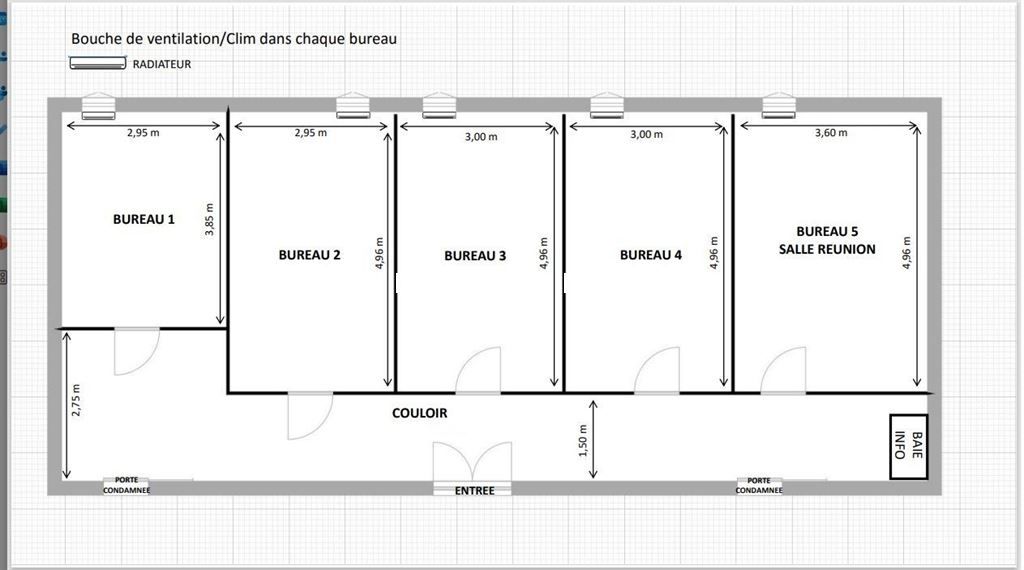 bureaux en location sur TOULOUSE (31100)