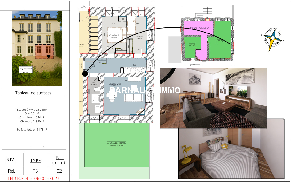Vente Appartement Bagnères-de-Luchon 31110 PARC DU CASINO