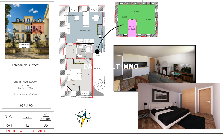 Vente Appartement Bagnères-de-Luchon 31110 PARC DU CASINO