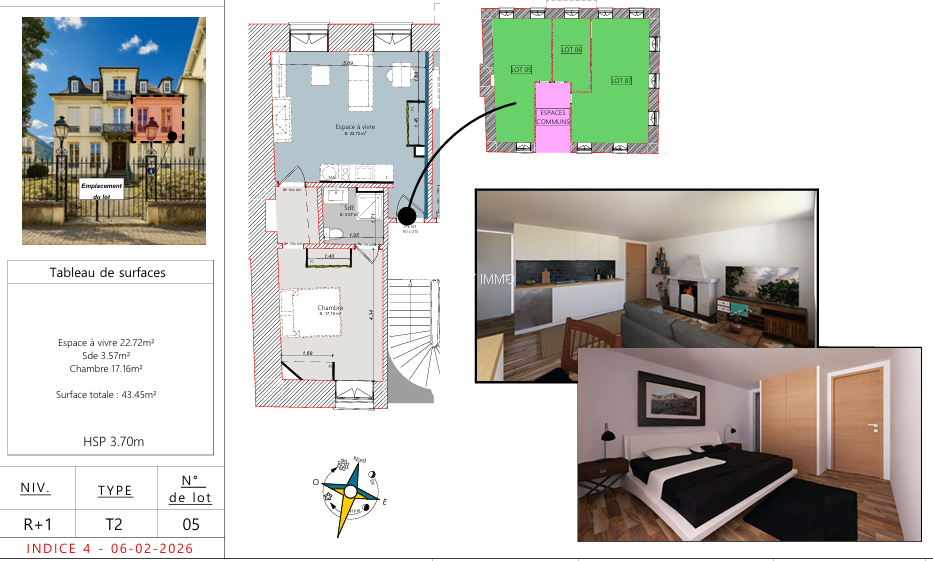 Vente Appartement Bagnères-de-Luchon 31110 PARC DU CASINO